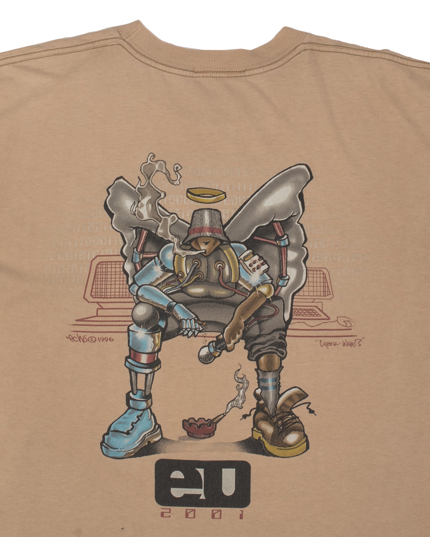 Vintage 90's Echo Unlimited Bionic Angel B-Boy Tee (Ecko Unlimited)