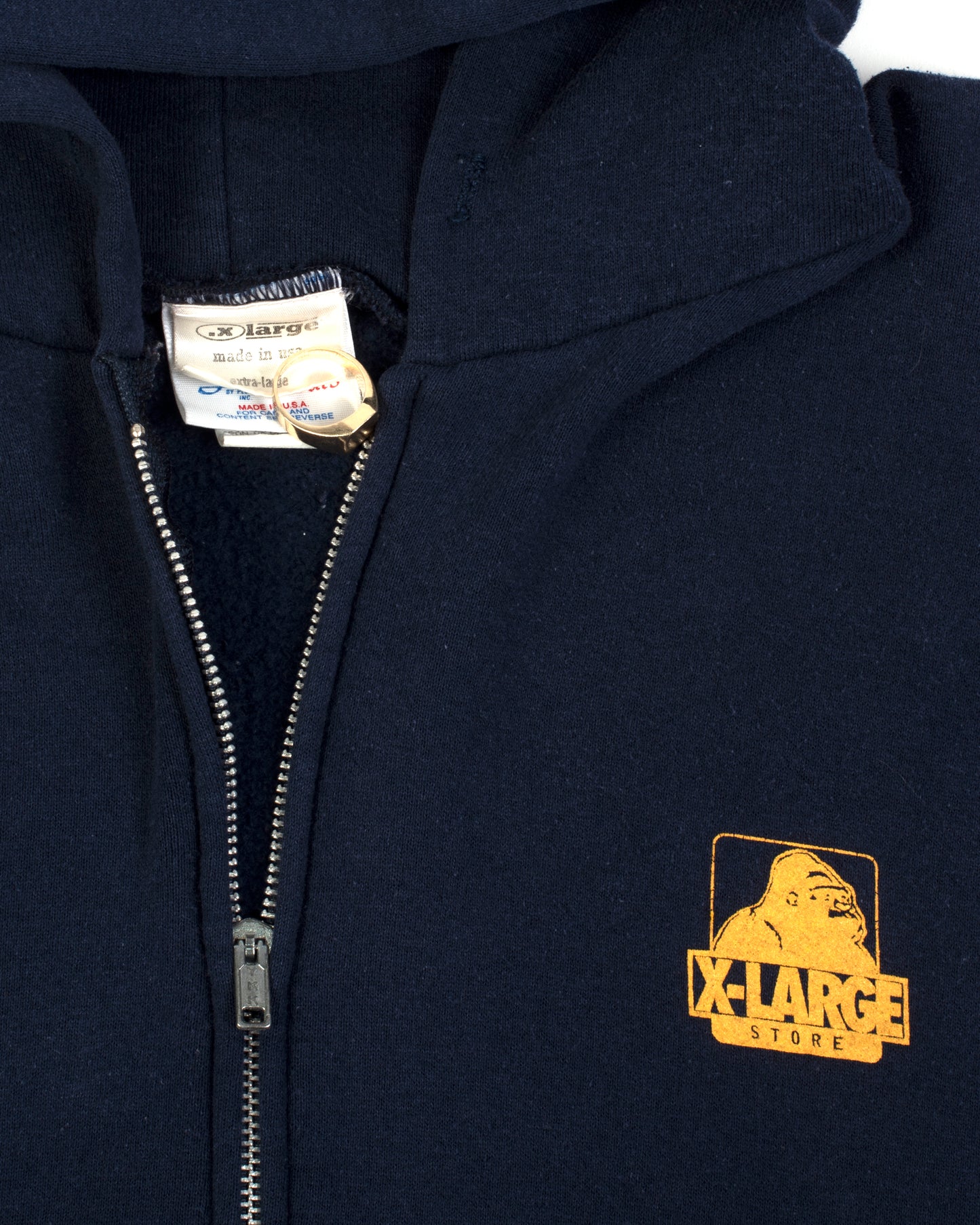 X-Large Zip Up Hoodie