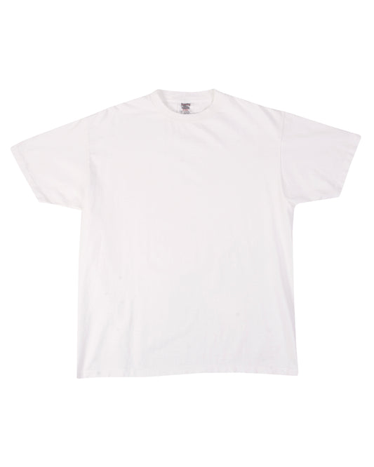 Blank Oneita Power Pro White T-Shirt