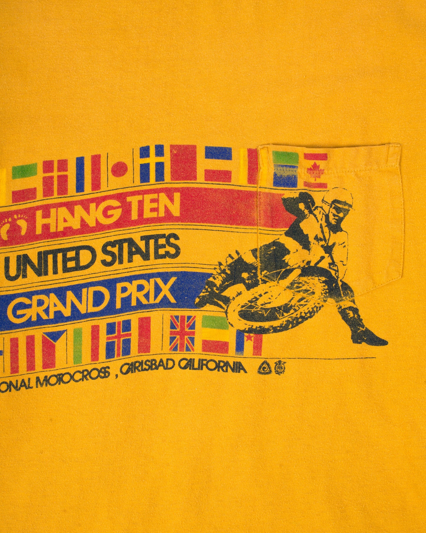 Hang Ten US Grand Prix Pocket T-Shirt