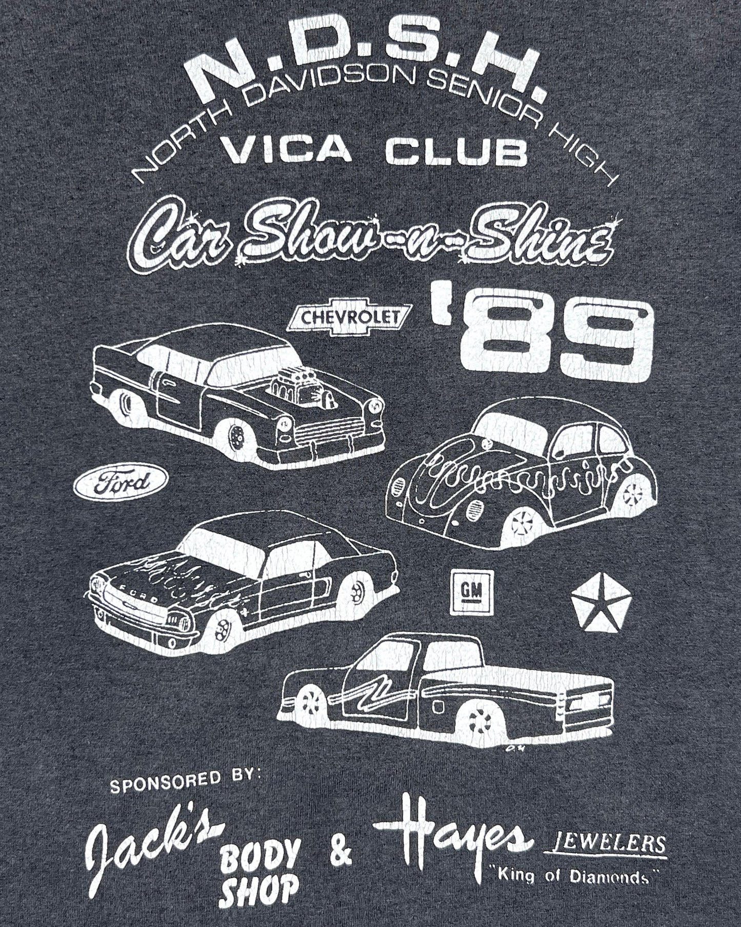 High School Car Club 1988 T-Shirt