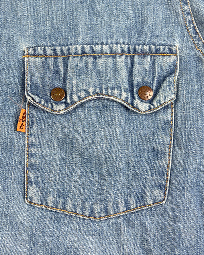 Levi's Orange Tab Big E Denim Western Shirt