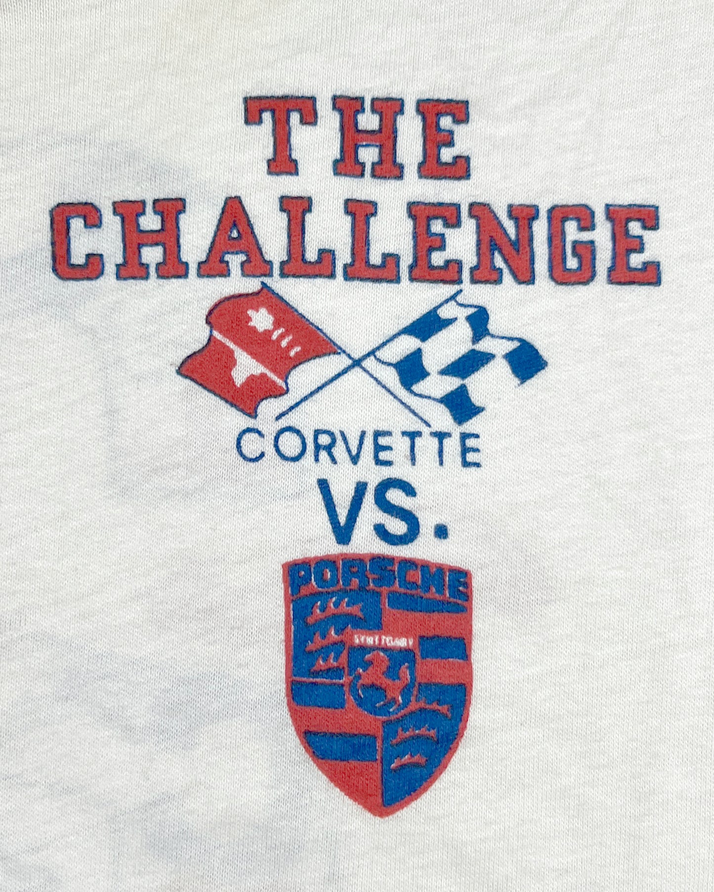 Porsche vs Corvette Challenge Ringer T-Shirt