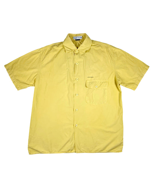 Stone Island Poplin Button Down Shirt