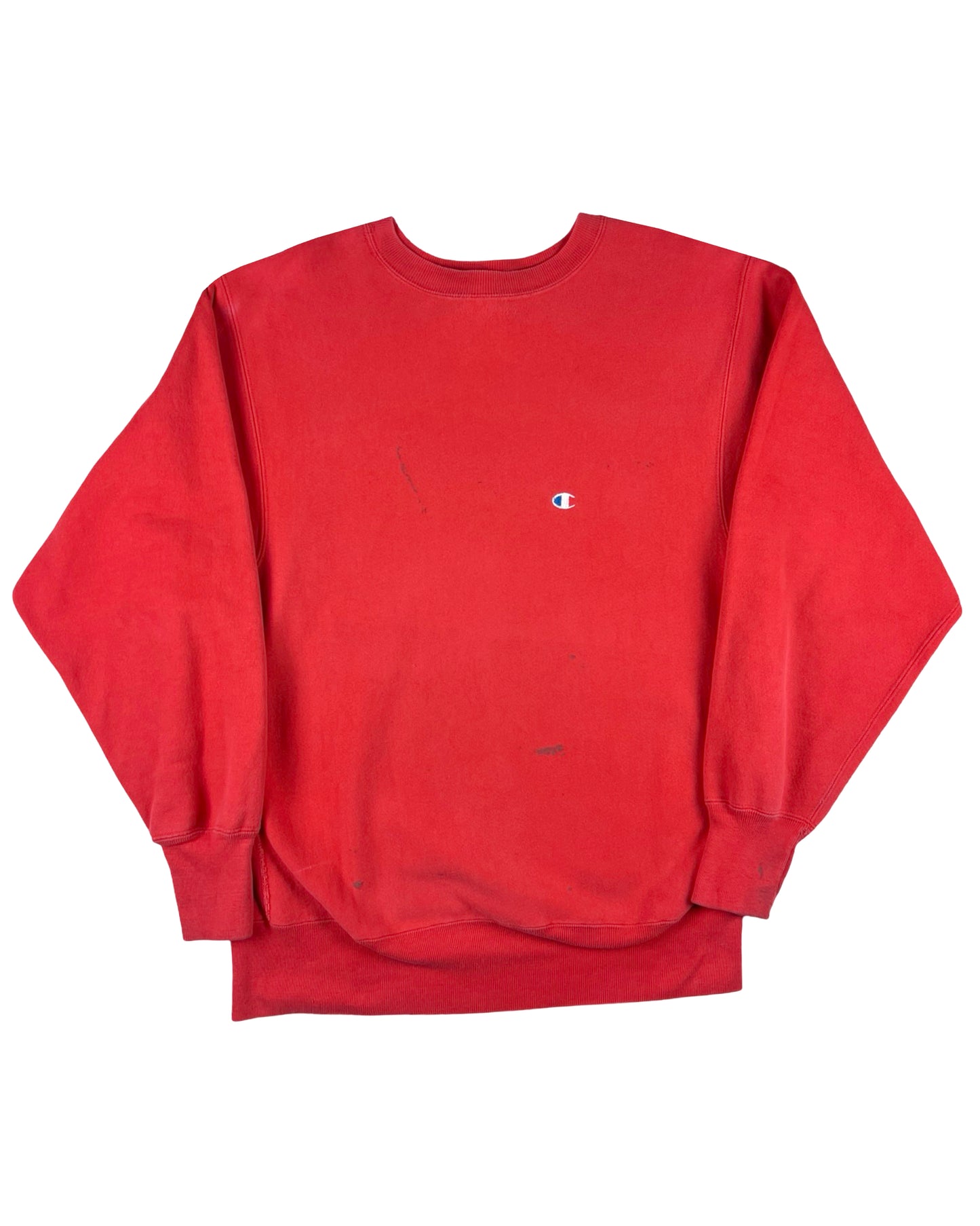 Champion Blank Red Reverse Weave Sweatshirt