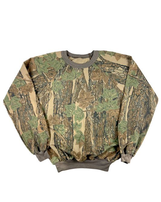 Trebark Blank Camo Raglan Sweatshirt