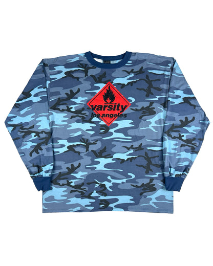 Varsity Los Angeles Flammable L/S Camo Shirt