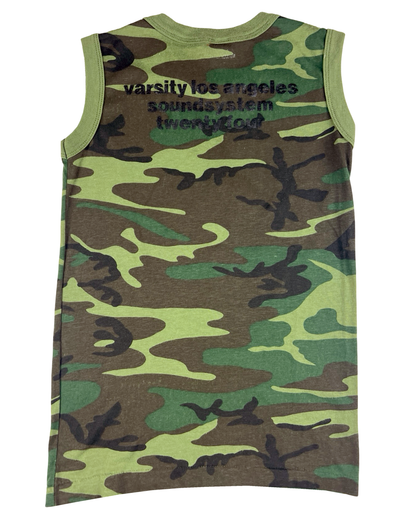 Varsity Los Angeles Flammable Sleeveless Camo T-Shirt