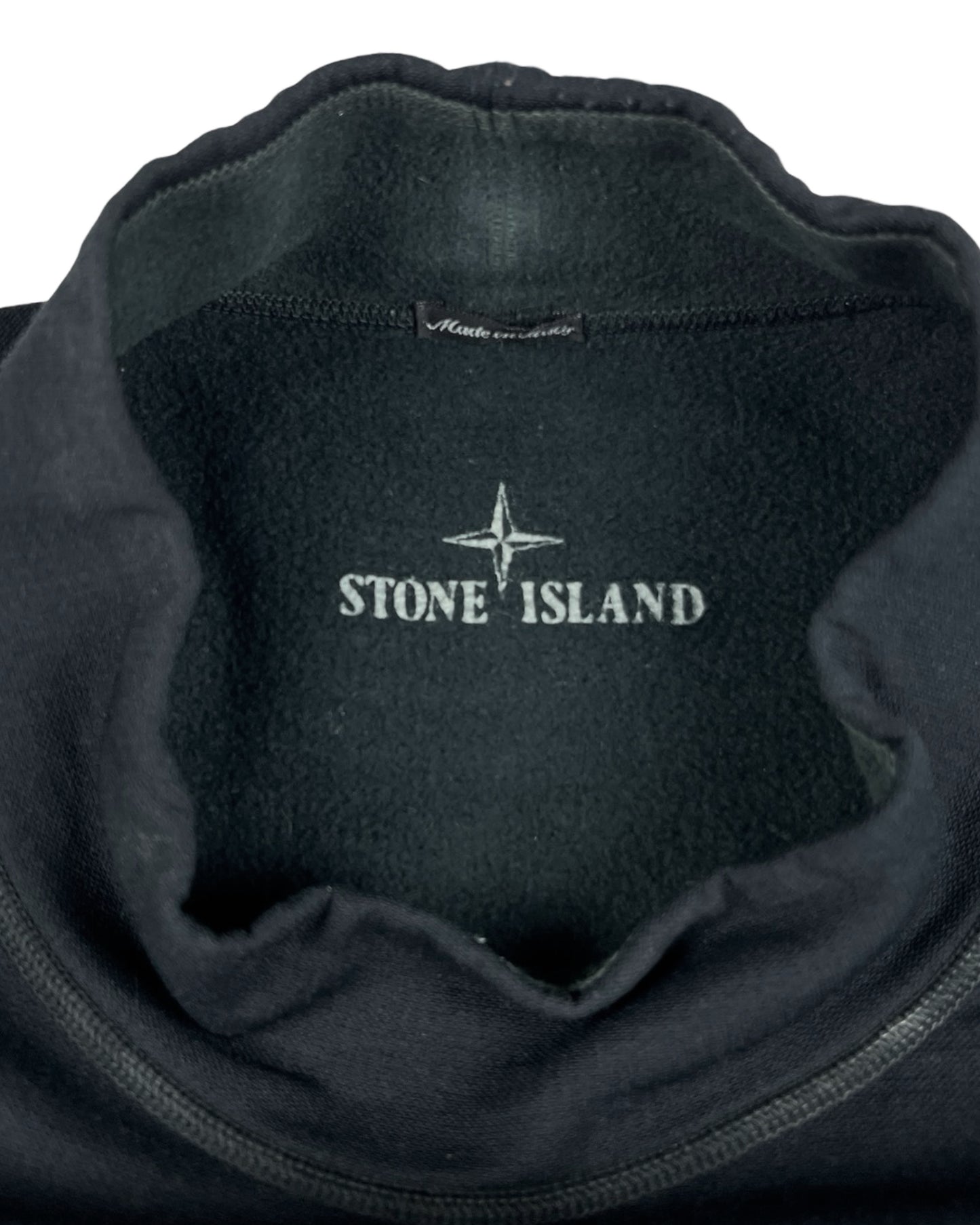 Stone Island Green Border Mock Neck