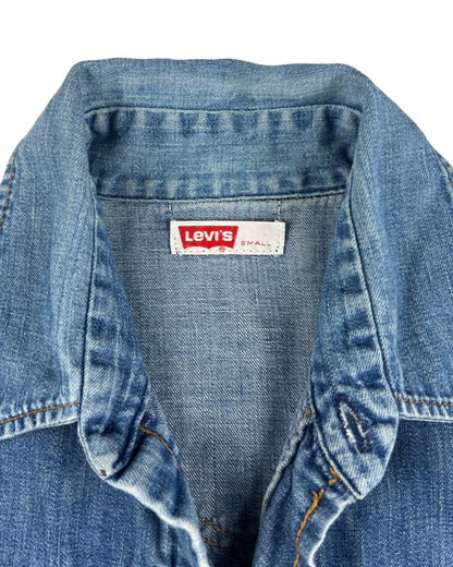 Levi's Orange Tab Big E Denim Western Shirt