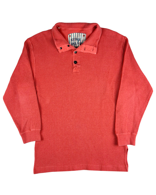 Stone Island Marina Coral Knit Henley