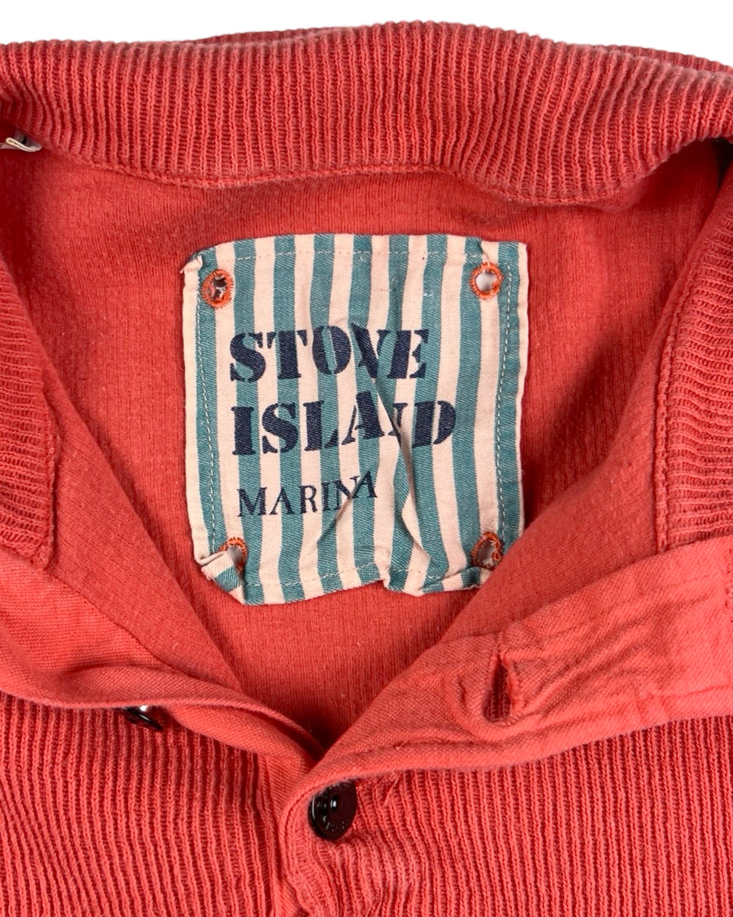 Stone Island Marina Coral Knit Henley