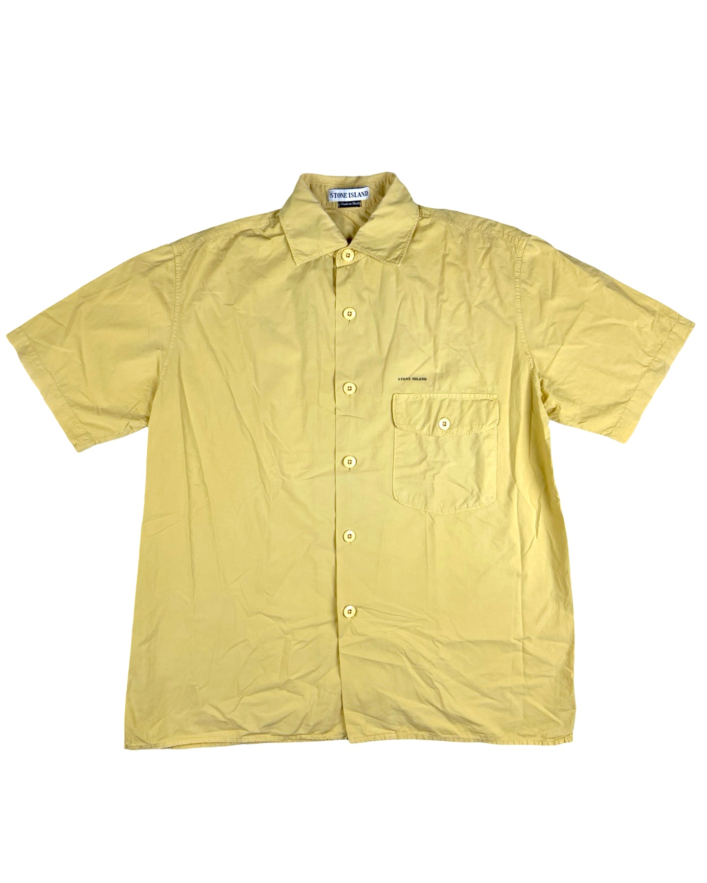 Stone Island Poplin Button Down Shirt