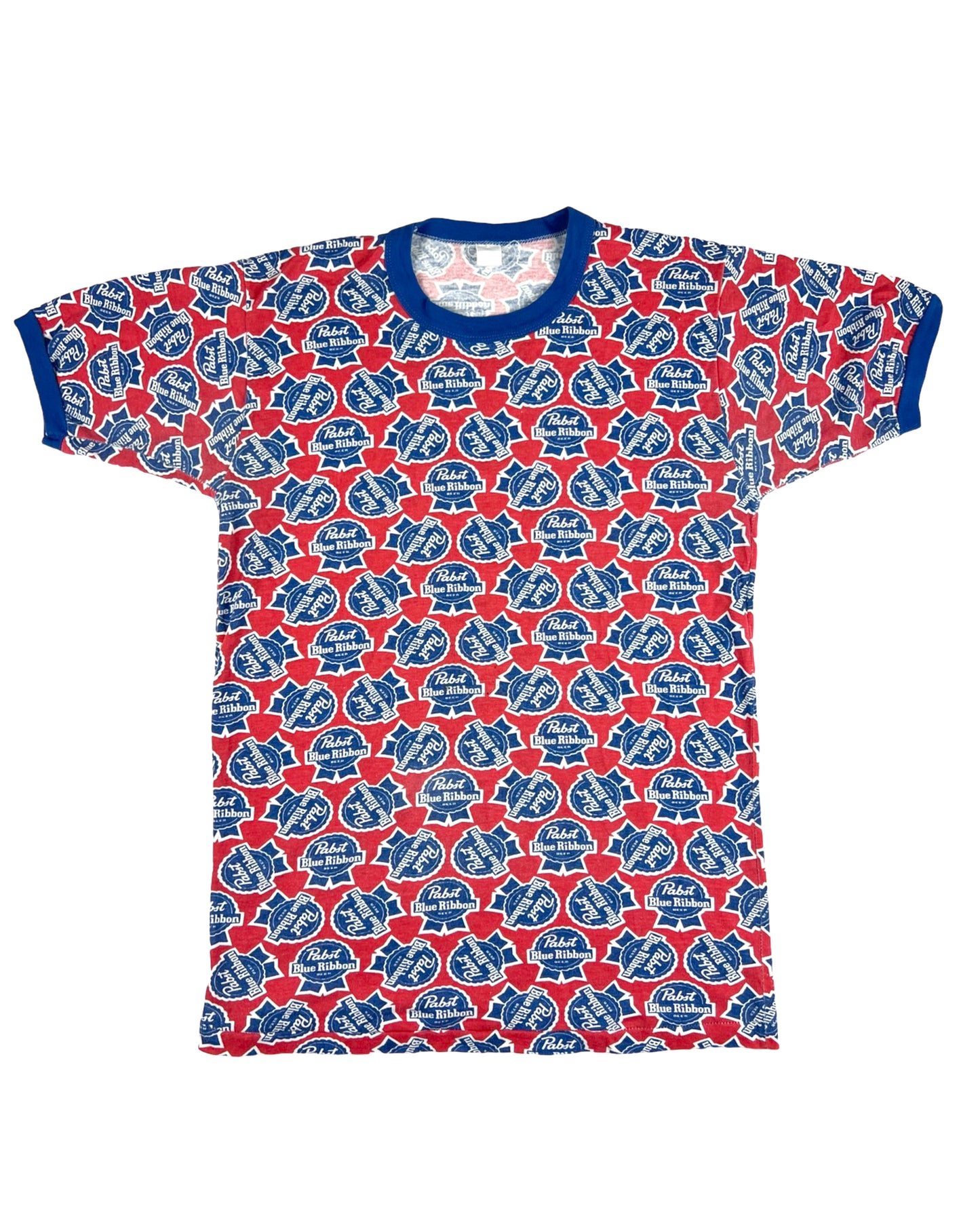 Pabst Blue Ribbon All Over Print Ringer T-Shirt