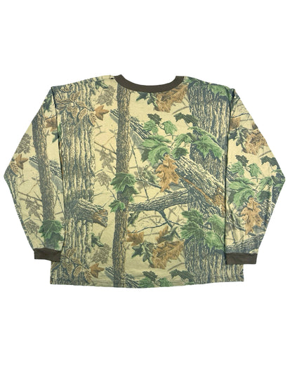 Realtee Camo L/S Pocket Shirt